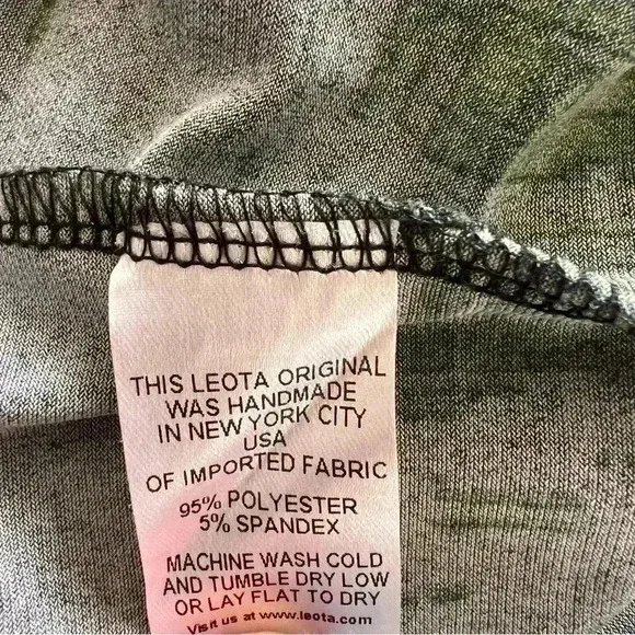 Leota Black & Green Women’s Long Sleeves Dress - Picture 7 of 7